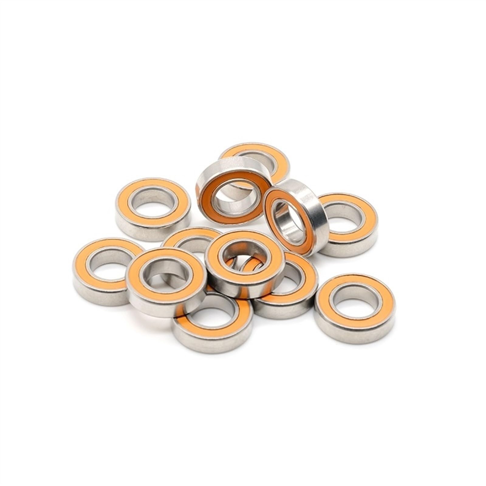 4 rodamientos de bolas de cerámica híbridos de acero inoxidable S6800-2RS CB S6800 2RS 10x19x5 mm