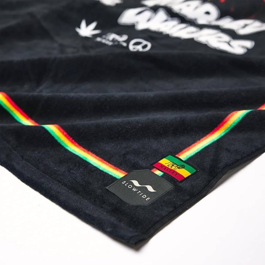 SLOW TIDE BOB MARLEYコラボ タオル Amazon.com: Slowtide x Bob Marley, One Love Beach Towel, 100