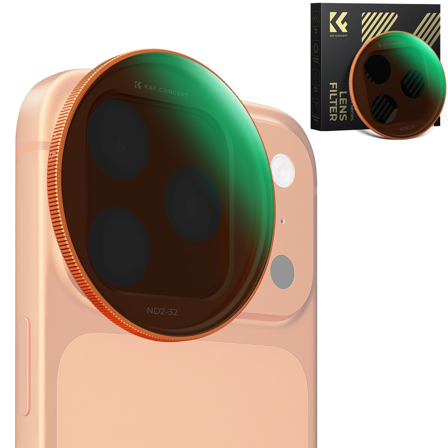 Amazon.co.jp: K&F CONCEPT iPhone 17 Pro/Pro Max対応 可変ND