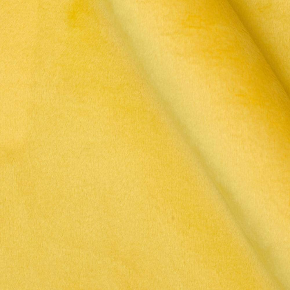 Shannon Minky Solid Cuddle 3 Lemon, Fabric by the Yard