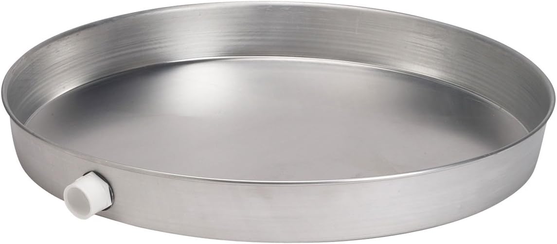 Oatey 34103 28 in. Aluminum Water Heater Pans with 1 in.-1.5 in. PVC Adapter