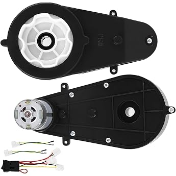 Pack of 2 Electric Motor RS550 12 V 40000 RPM Electric Motor Gear Box for Children's Car Children's Electric Car Spare Parts