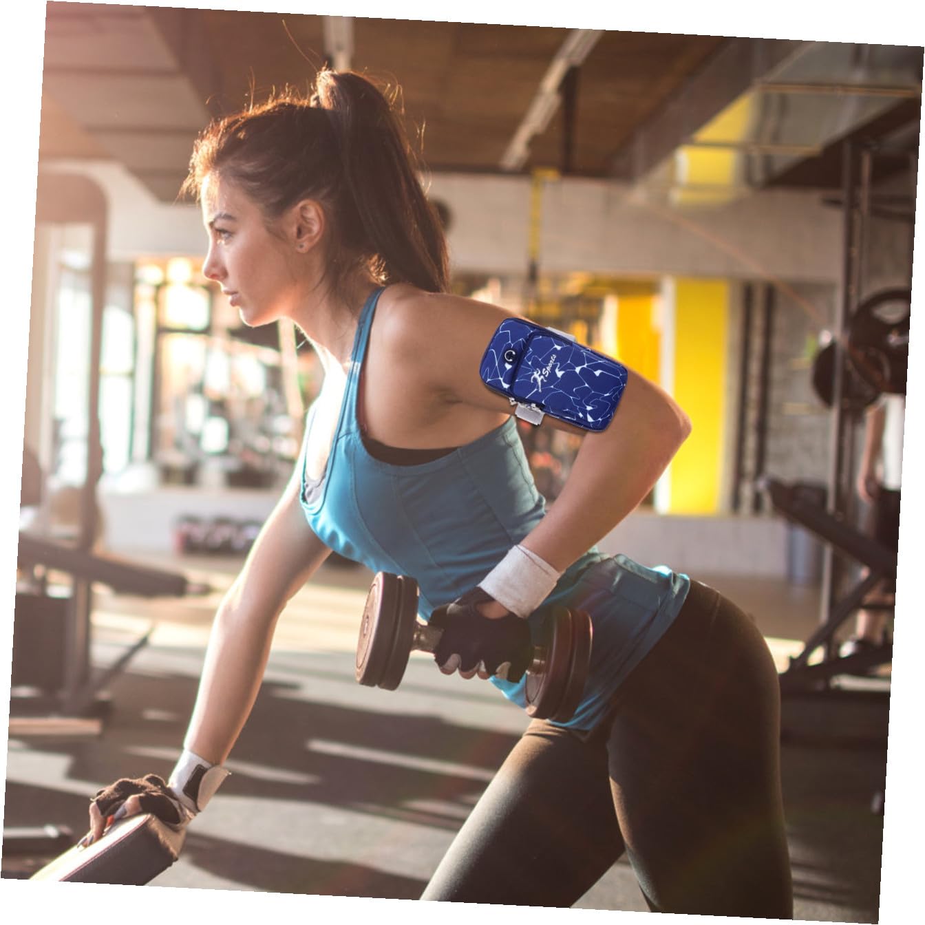 Uonlytech 3piezas Bolsa Deportiva para Teléfono Móvil para Correr y Ciclismo Diseño De Bolsillos Material Oxford Transpirable Compatible La Mayoría De Smartphones