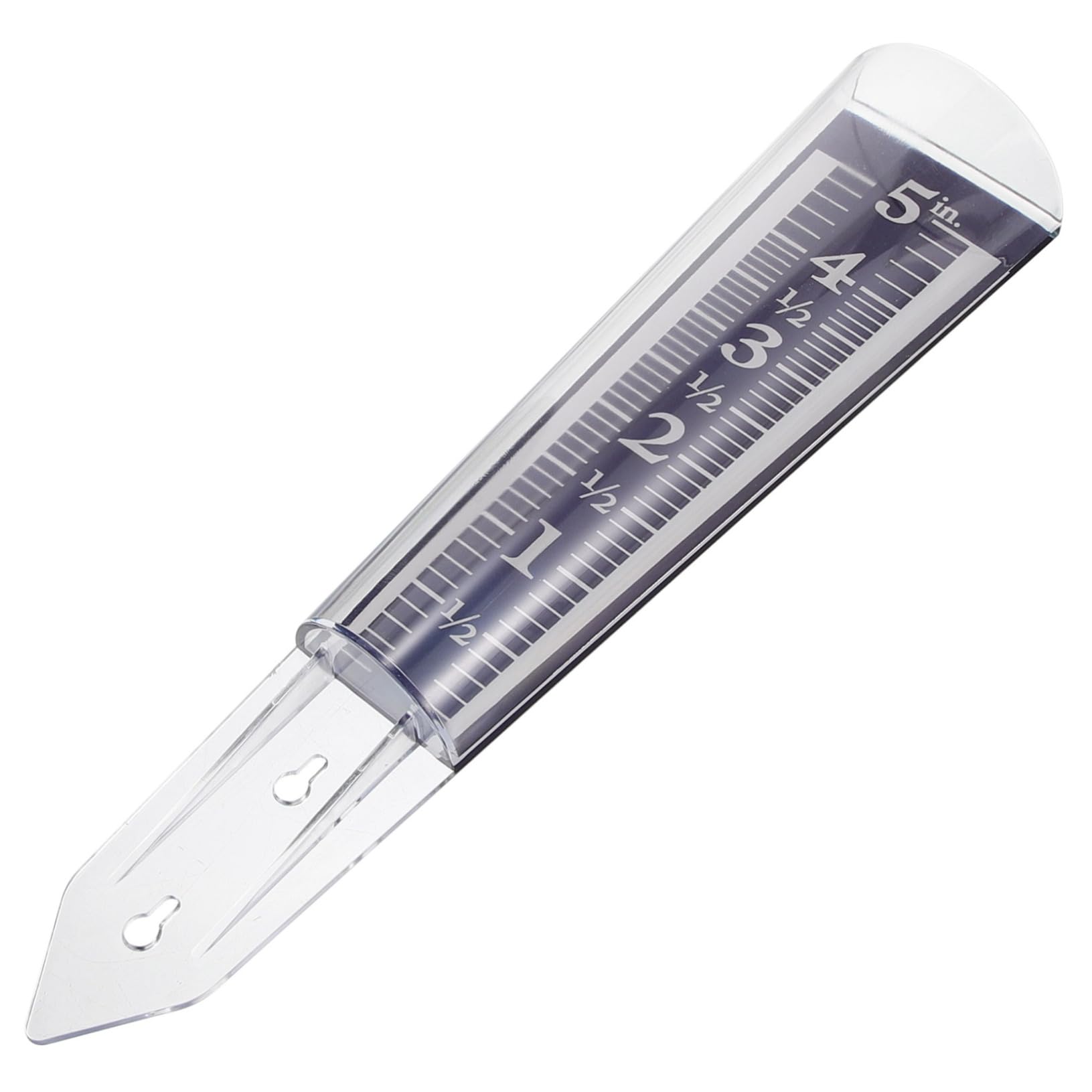 POPETPOP 5pezzi Rain Gauge Tube Trasparente Da Giardino Con Picchetto Strumento Di Misura Della Pioggia Per e Cortili Misuratore Di Precipitazioni Resistente e Pratico Per