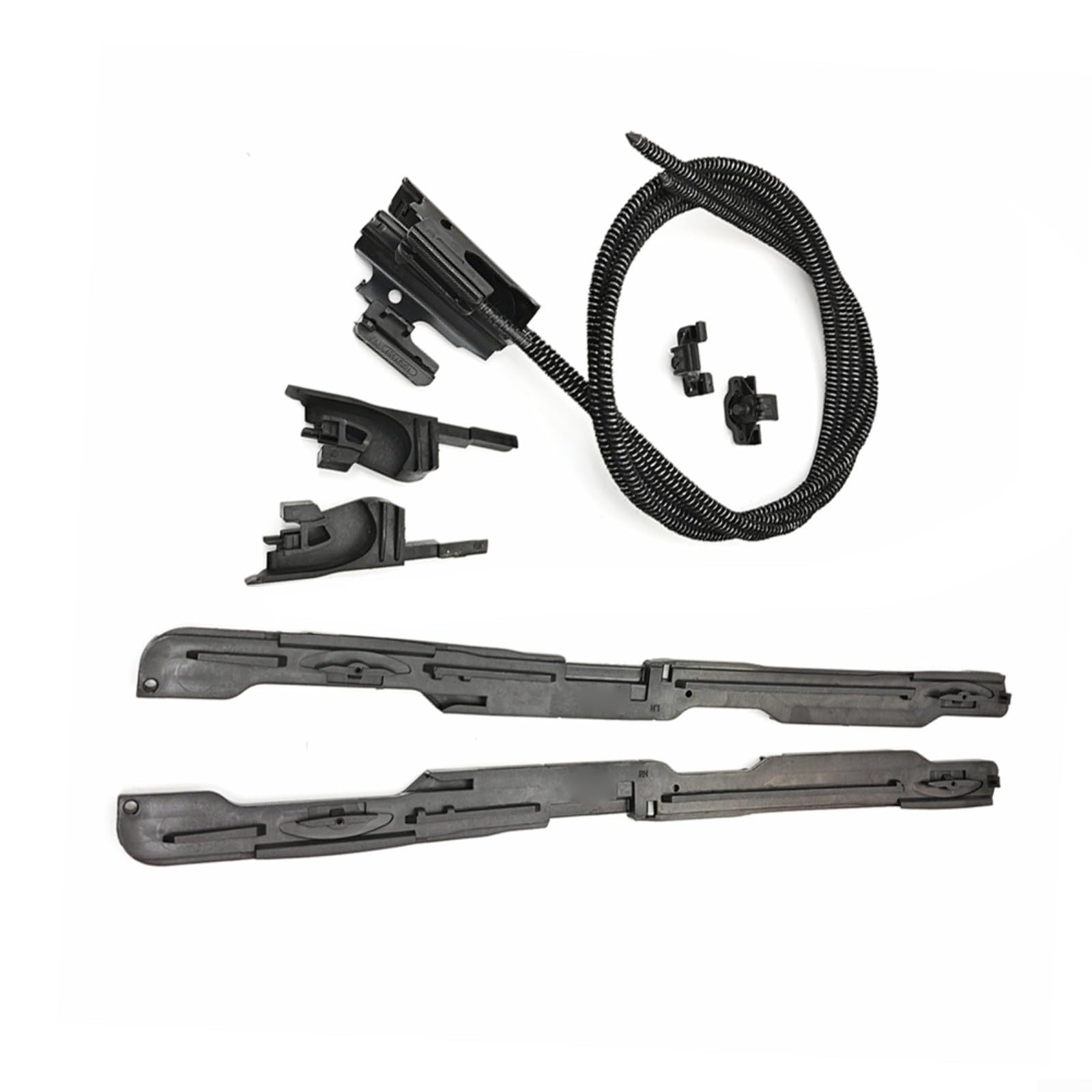 1 juego de cables de reparación de techo corredizo para Mini para Cooper F54 F55 F56 F60 F66 F65, OEM 54107379624, ABS + componente de accionamiento de metal, mantenimiento exterior del coche