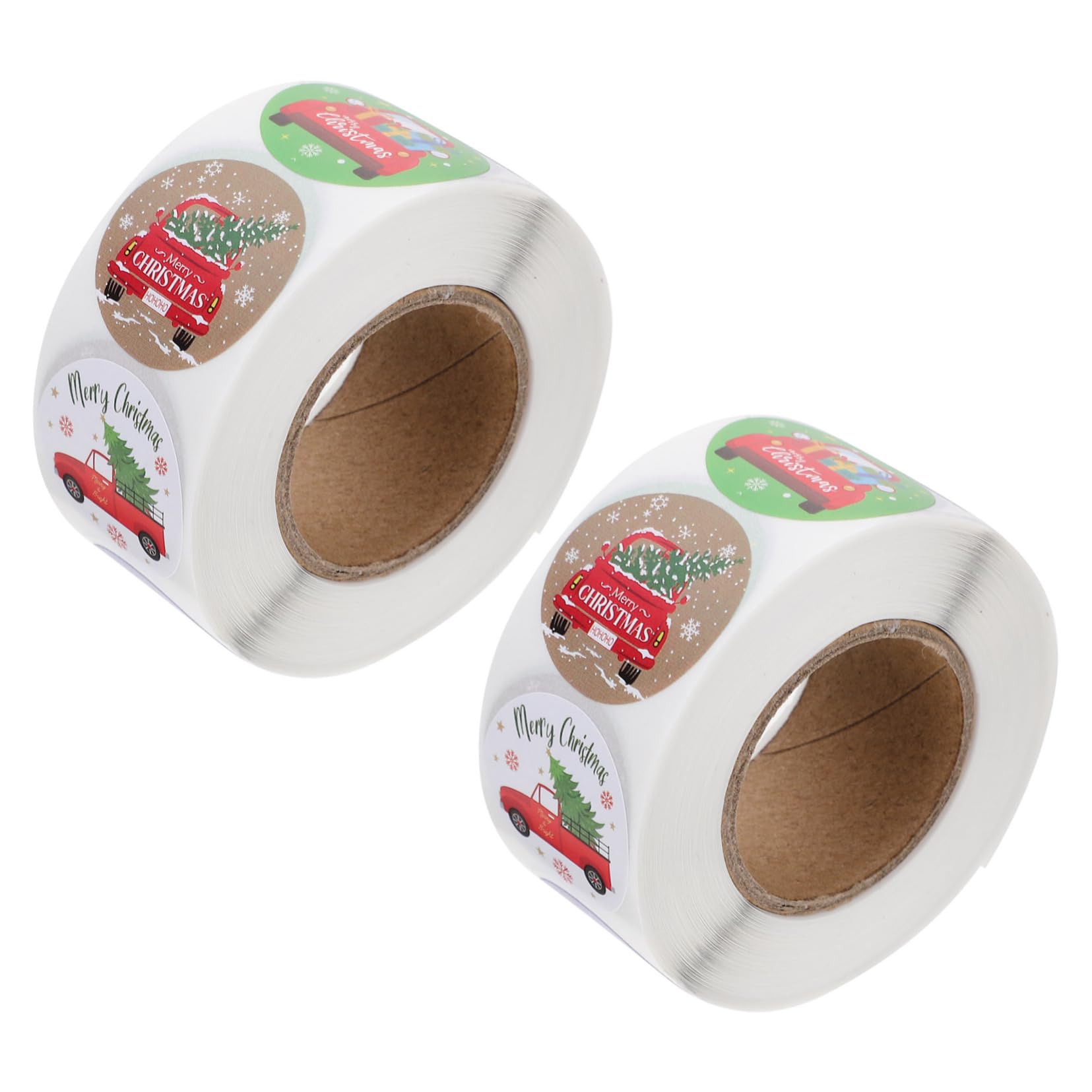 VILLCASE 15 Adesivi natalizi giocattoli per bambini decorazioni etichette autoadesive regali alimentari adesivi sigillanti 3 confezionati natale box