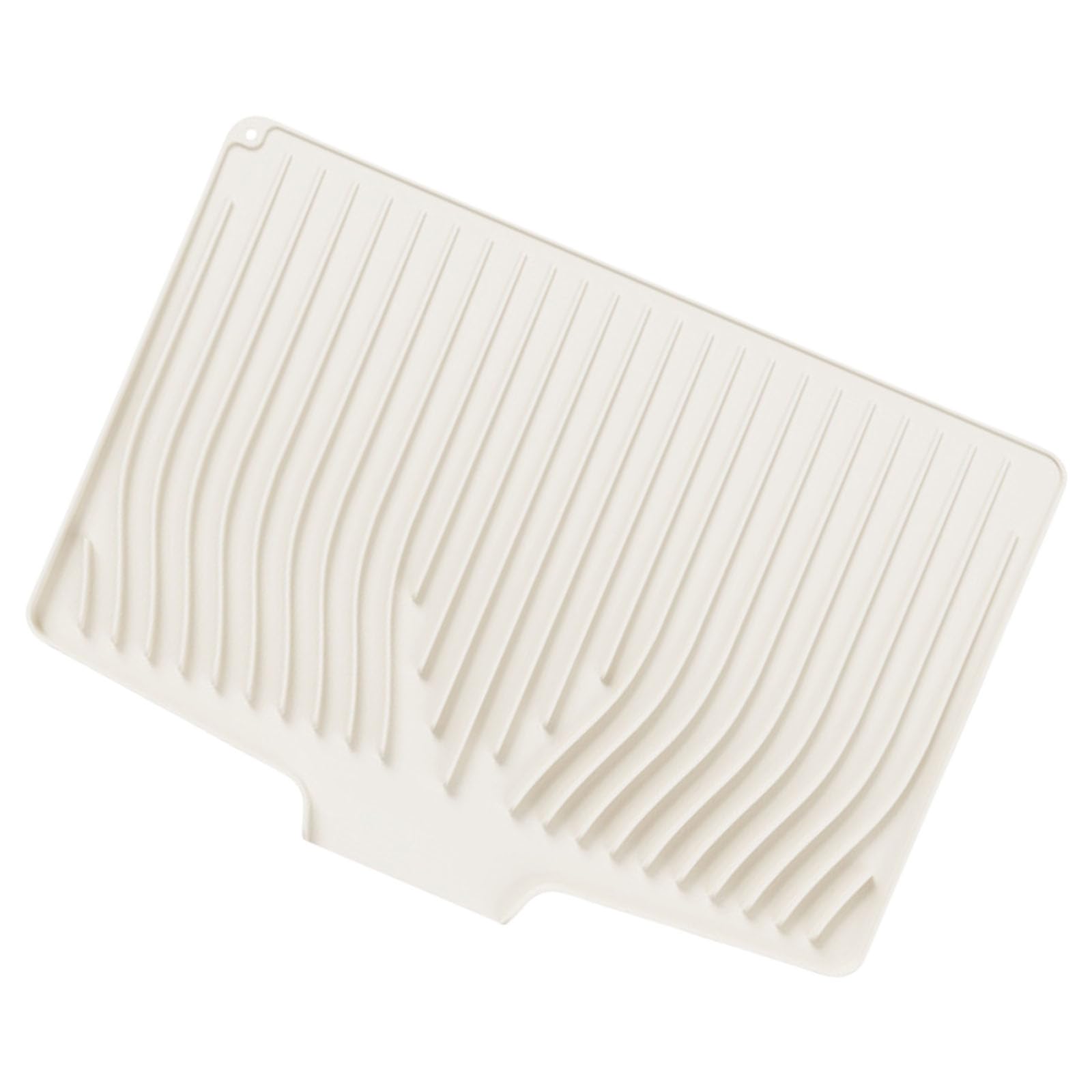 Alfombrilla de silicona inclinada, almohadilla de secado resistente al calor y tabla de cocina