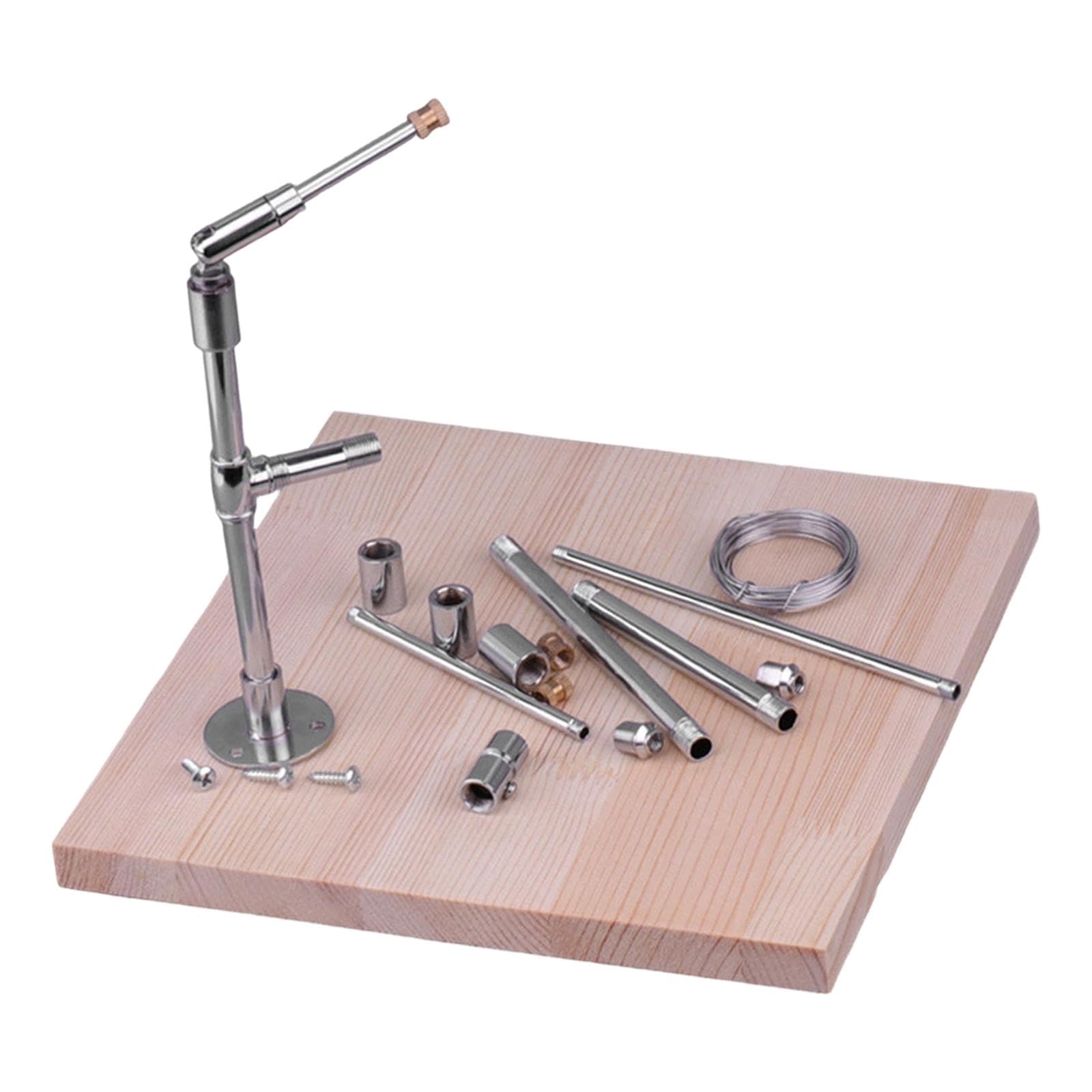 Oshhni Support pour figurines, sculptures et modèles, établi de modelage en argile, réglable, avec support combiné, Présentoir En Bois