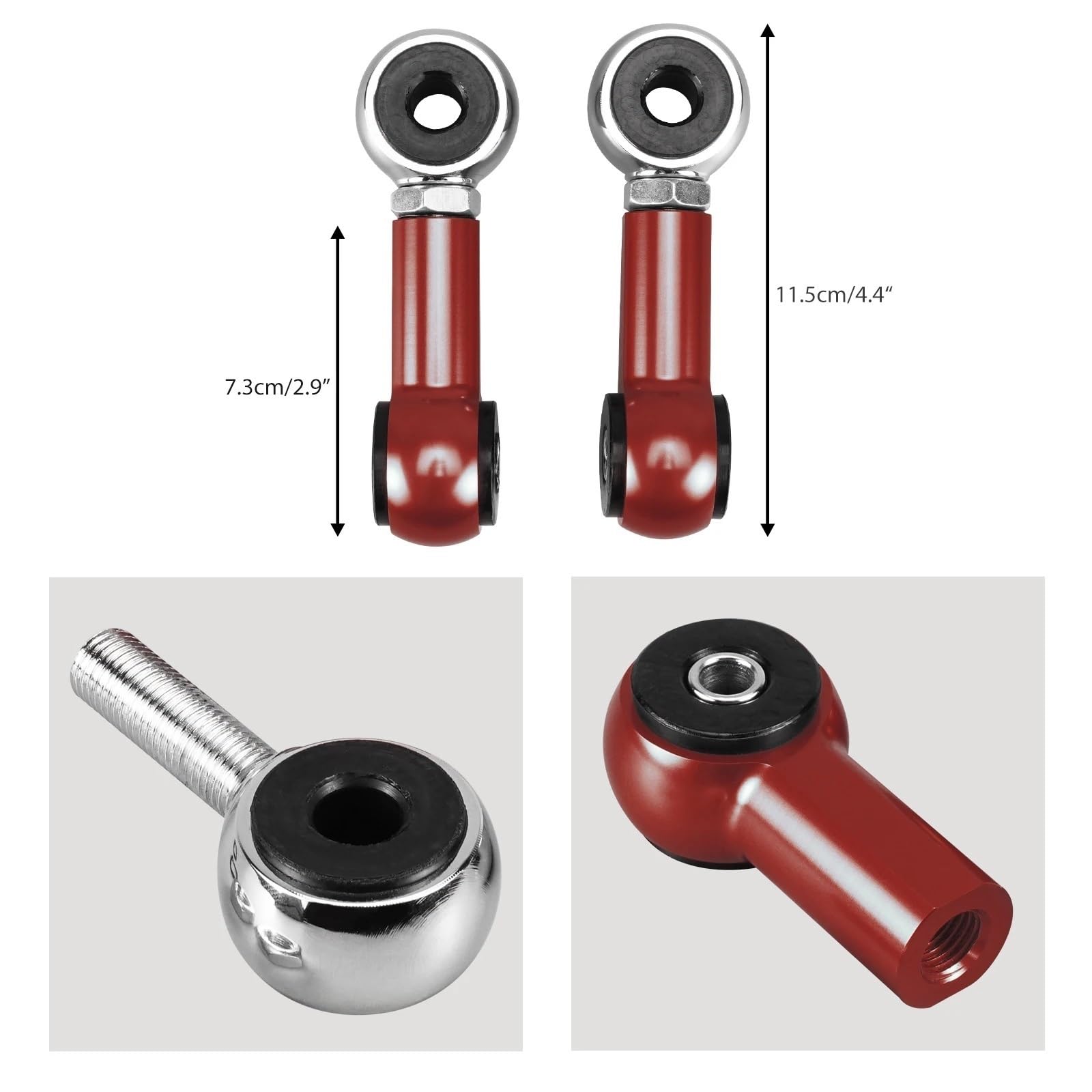 zestaw stabilizatora Regulowany tylny drążek stabilizatora Zestaw końcowy pasuje do BMW E46 330i 330ci 325i 325ci 330xi 325xi 328i 328ci 323i 323ci Stabilizatory Poprzeczne(Blue)