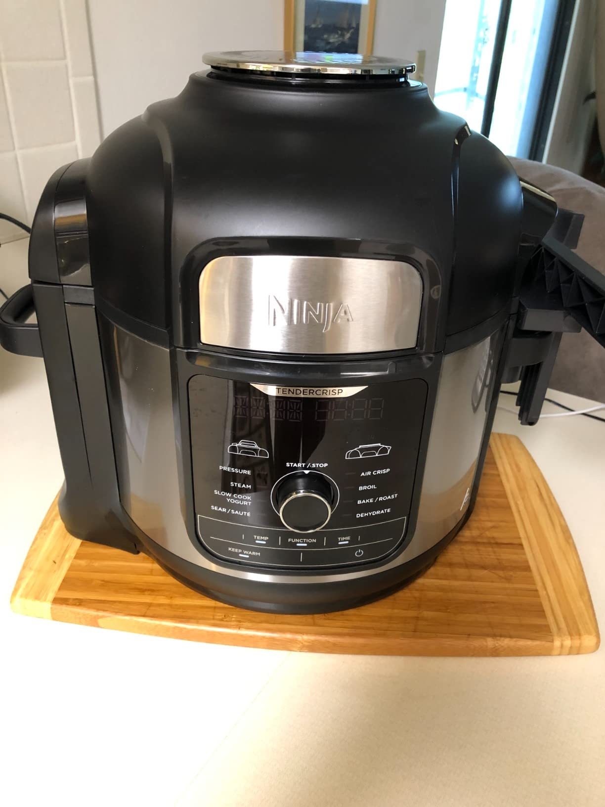 21/mo Finance NINJA FD401 Foodi 8qt. 9in1 Deluxe XL Cooker & Air FryerStainless Steel