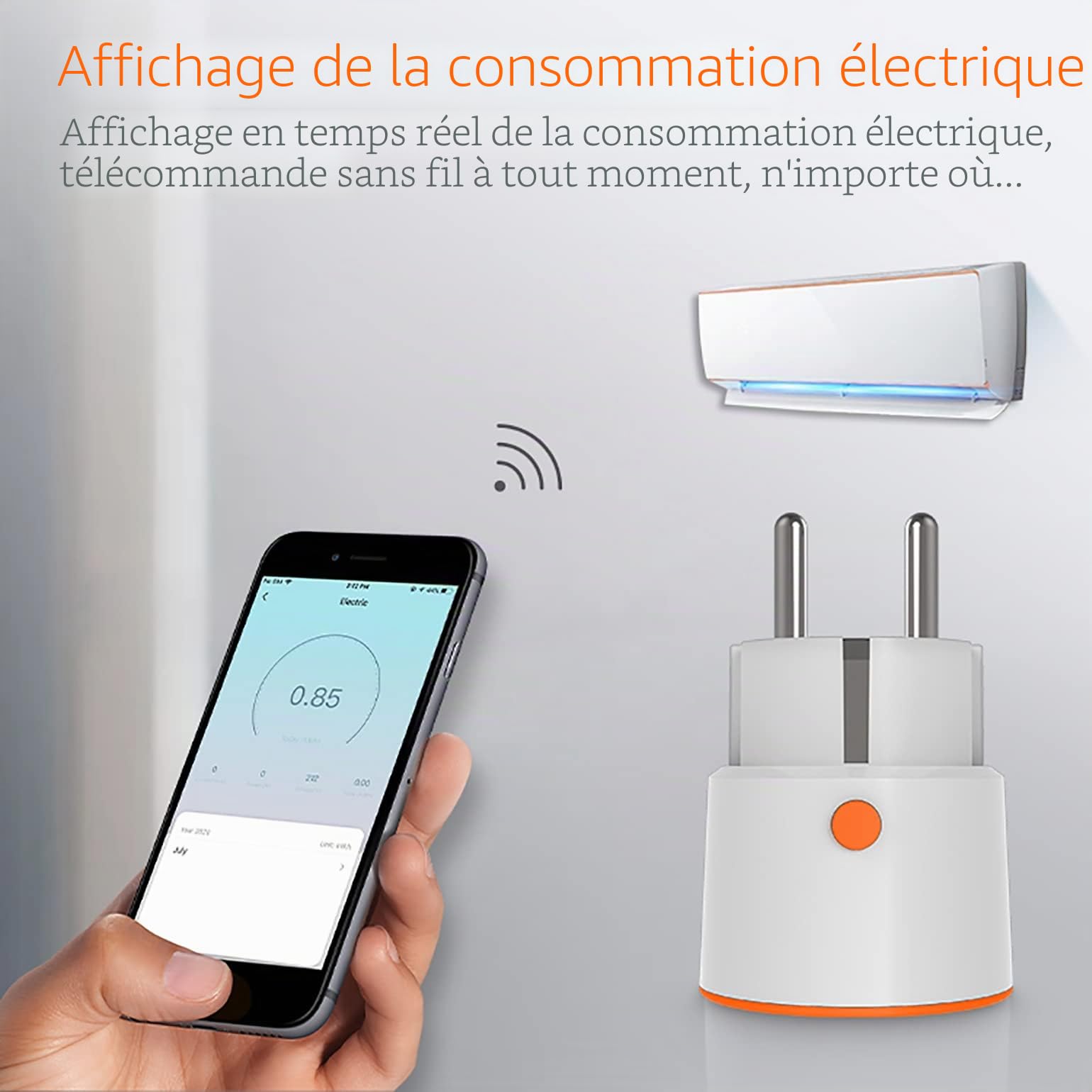Smart Power Plugs - Zigbee Smart Plug with Metering and Timer Function, Tuya App Control, Push Notification, Zigbee Hub Required, 16A Socket, Work with Alexa, Google Home (4PCS)