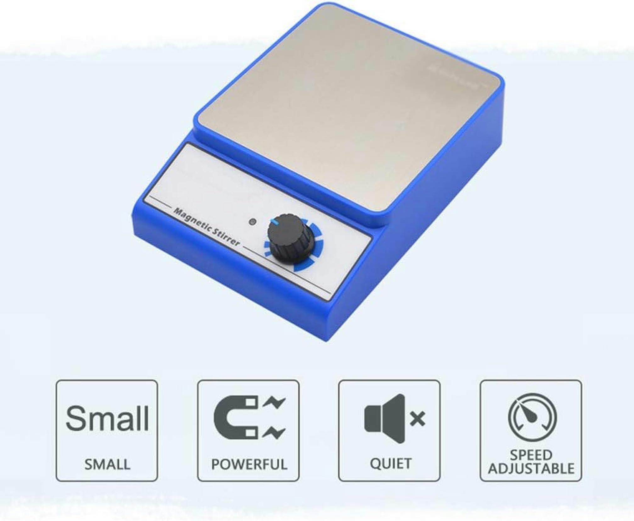 Agitador magnético Mezclador de Placa Caliente Máquina agitadora de Calentamiento de Laboratorio, 3000 RPM Capacidad máxima de agitación: 3000 ml ampliamente Utilizado en Product