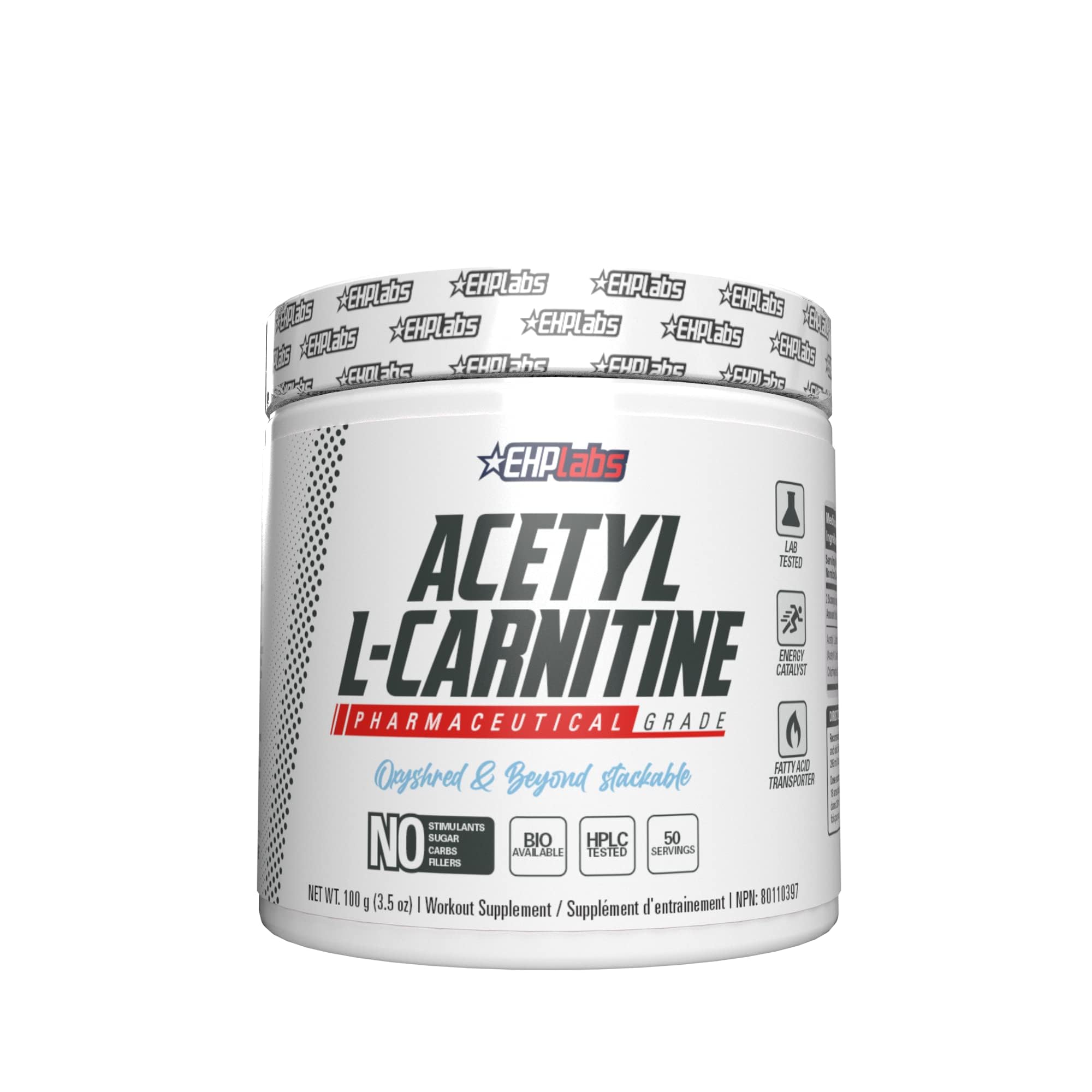 EHP Labs Acetyl L-Carnitine Unflavoured 100g