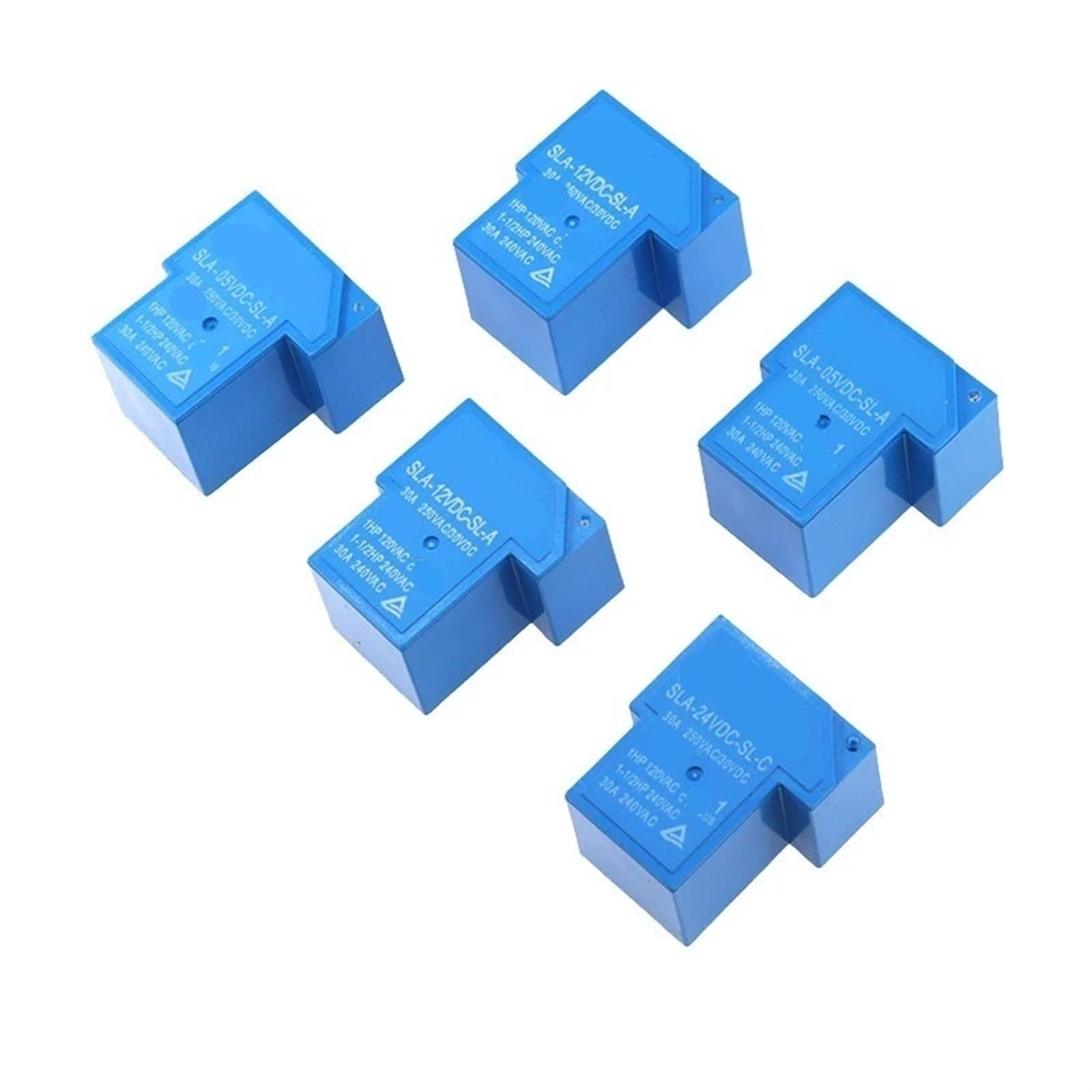 Relé electromecánico SLA-24VDC-SL-A de 5 pines para sustitución de componentes dañados 5