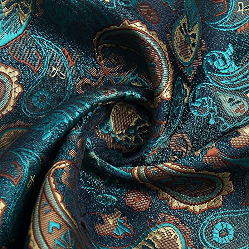 Image of Paisley Floral Mens Tie Formal Necktie Pocket Squares Ties Clips Cufflinks Classic for Men Set