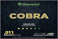 ENCORDOAMENTO PARA VIOLÃO AÇO COBRA .011 BRONZE GEEFLK - GIANNINI