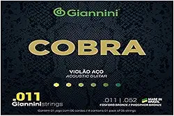 ENCORDOAMENTO PARA VIOLÃO AÇO COBRA .011 BRONZE GEEFLK - GIANNINI