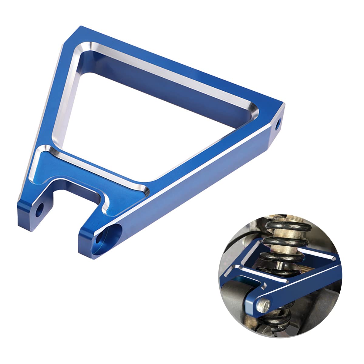 JESTOPReinforced Billet Rear Progression Triangle Fit for Sur-Ron Light Bee/Light Bee X/Light Bee XX & Segway X160 / X260, Heavy Duty Aluminum Suspension Linkage, Sur-Ron Segway Accessories (Blue)