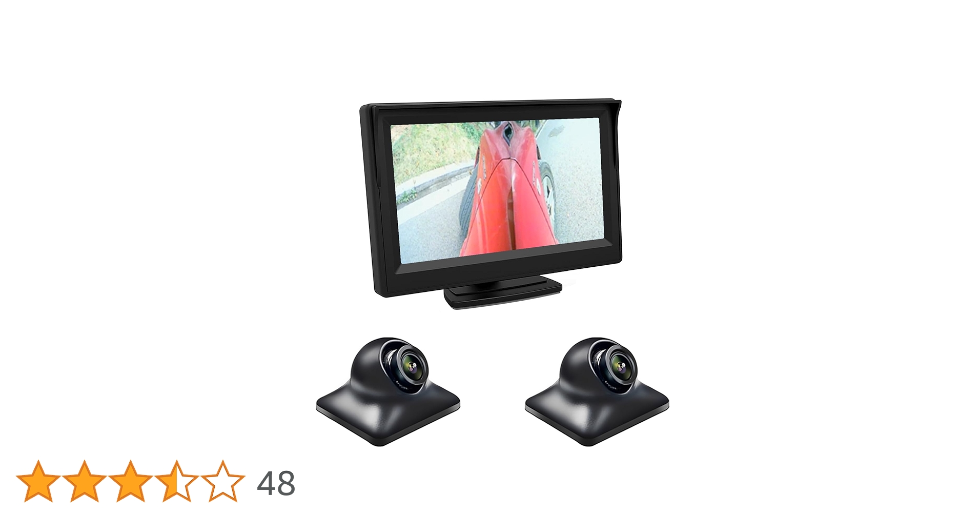 Amazon.co.jp: Antion 5インチモニター 2個サイドカメラセット AHD IPS