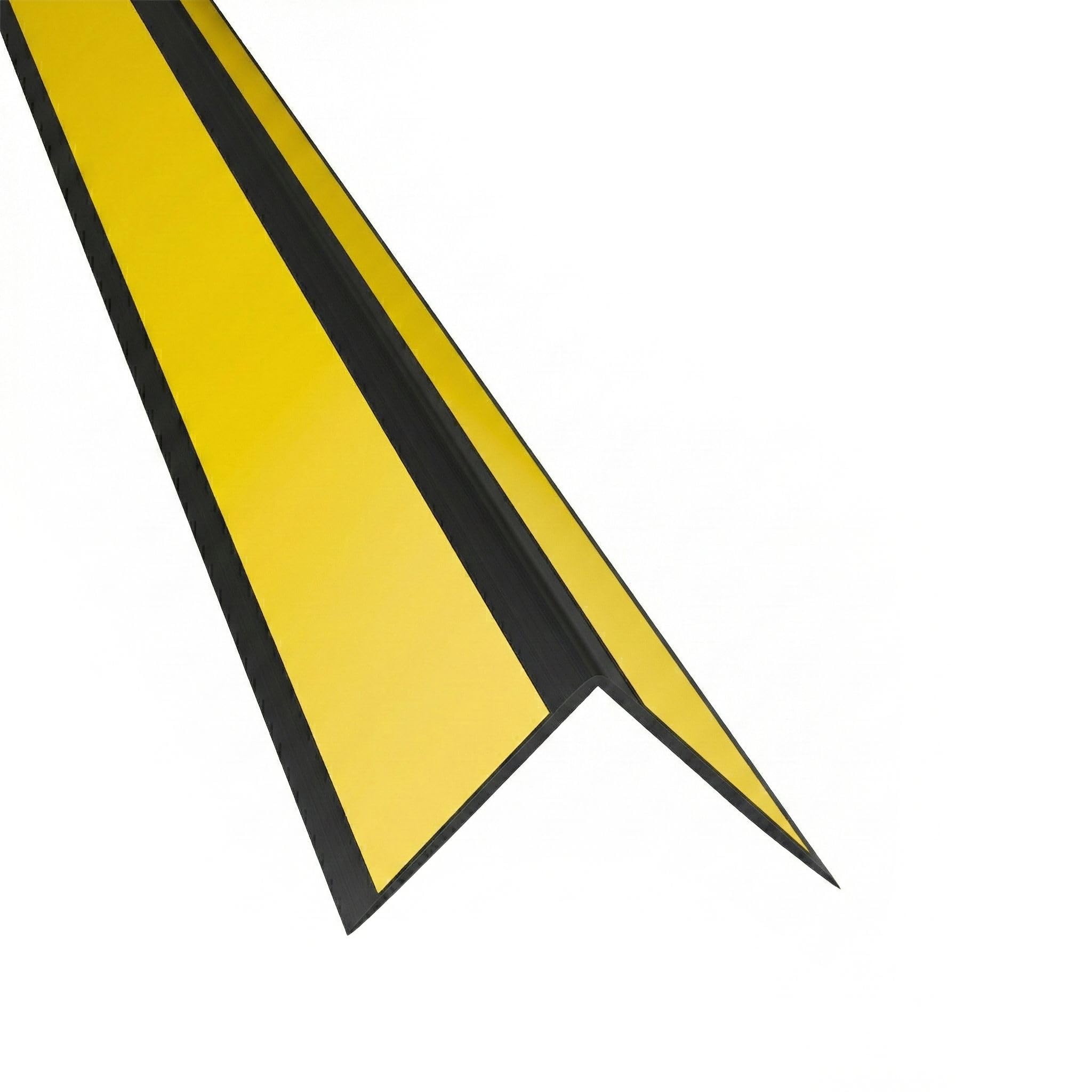 DQ-PP WINKELPROFIL SELBSTKLEBEND – Außenklebend – Größe: 40x40mm – Länge: 40m (20x 2m) – Farbe: Schwarz – Material: PVC – Kunststoff Winkelleiste – Kantenschutz Eckschienen Kunststoffwinkel