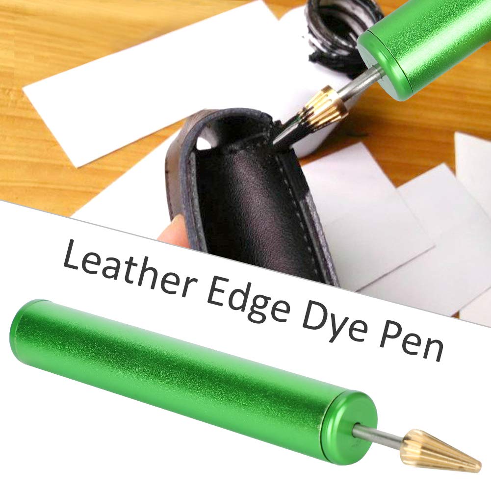 Stylo de Teinture de Bord en Cuir, Outil D'impression de Bord en Cuir, Bricolage Artisanat du Cuir, Stylo à Huile de Teinture de Bord Supérieur, Outil de Finition de Sangle de Stylo de Teinture de Bord en Cuir, Outil D'impression de Bord en Cuir, Bricolage Artisanat du Cuir, Stylo à Huile de Teinture de Bord Supérieur, Outil de Finition de Sangle de