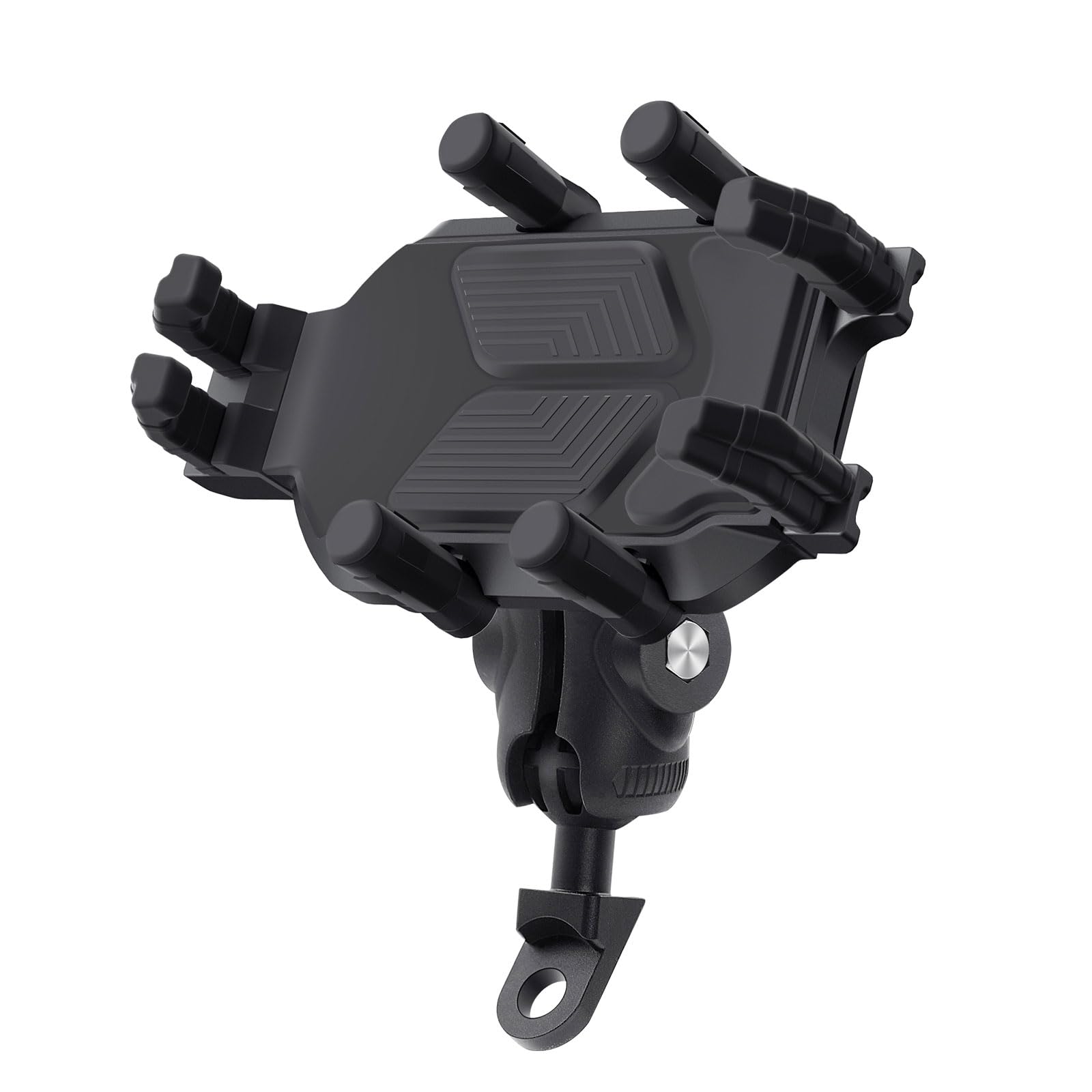 Support de téléphone pour moto et vélo avec amortisseurs de vibrations pour smartphones de 4,7 à 7,2 pouces réglable