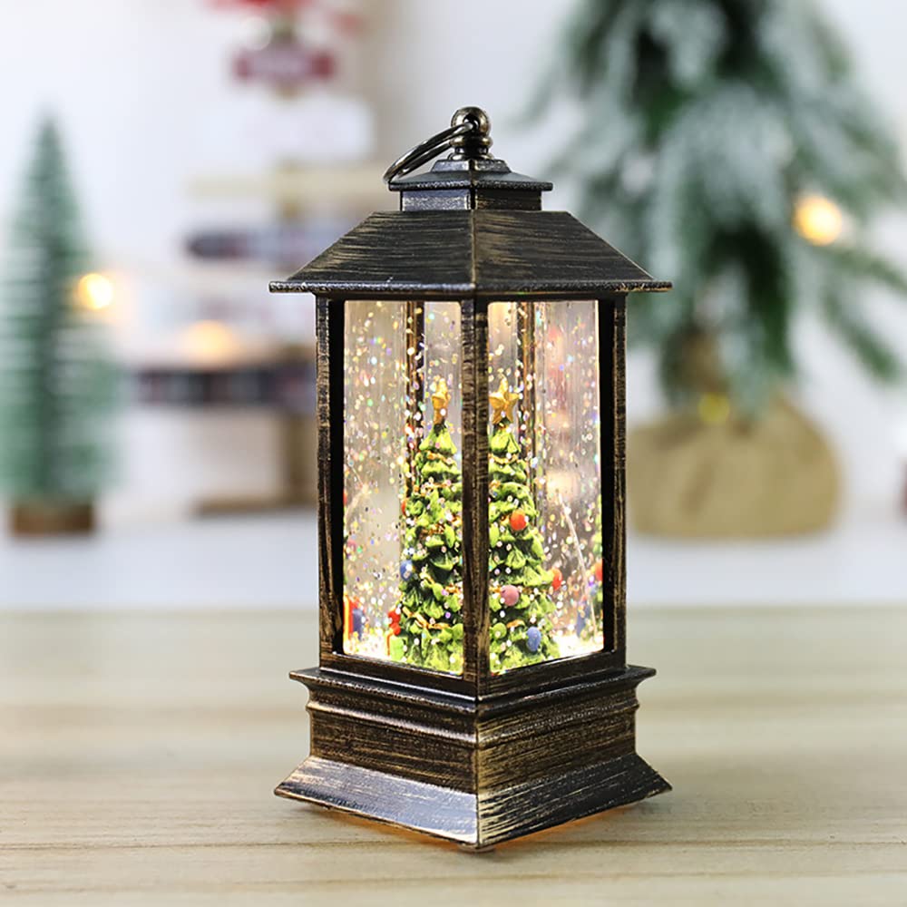 Decorazioni per Candele Natalizie, luci notturne Natalizie, Decorazioni Natalizie per finestre, Albero di Natale Pupazzo di Neve Angelo di Babbo Natale (A)