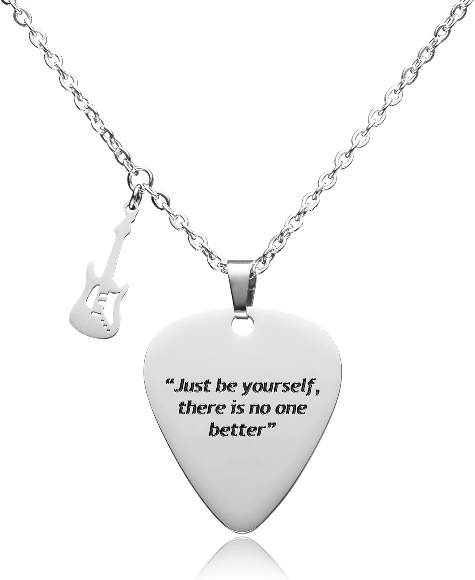 TSwift Inspired Guitar Pick Quote Necklace Speak Now Music Fan Jewelry Gift | Fashion pendant necklace,daily wearable accessory,sweet gift for Taylor fans,music lovers,daughter,sister and bestfriend