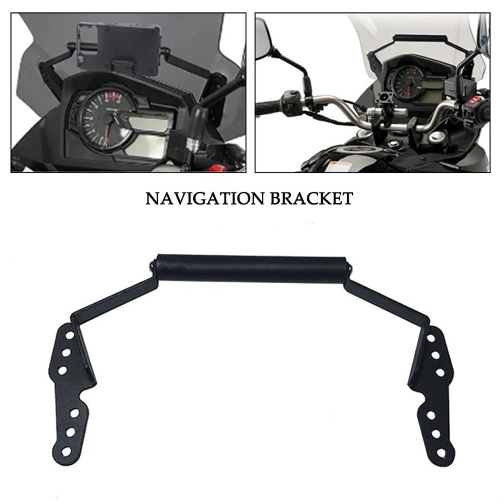 Staffa Navigatore Moto Per Suzuki Per V-Strom DL650 DL1000 2017-2020 2019 Accessori Moto Staffa Navigazione Telefono Mobile Manubrio Supporto