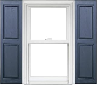 Homeside Raised Panel Vinyl Shutters (1 Pair)