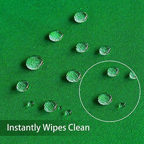 Image of Obstal 210GSM Rectangle Green Table Cloth, Christmas Decorations Waterproof Tablecloth, Table Cover Protector for Holiday Party Use (Green,52 x 70 Inch)