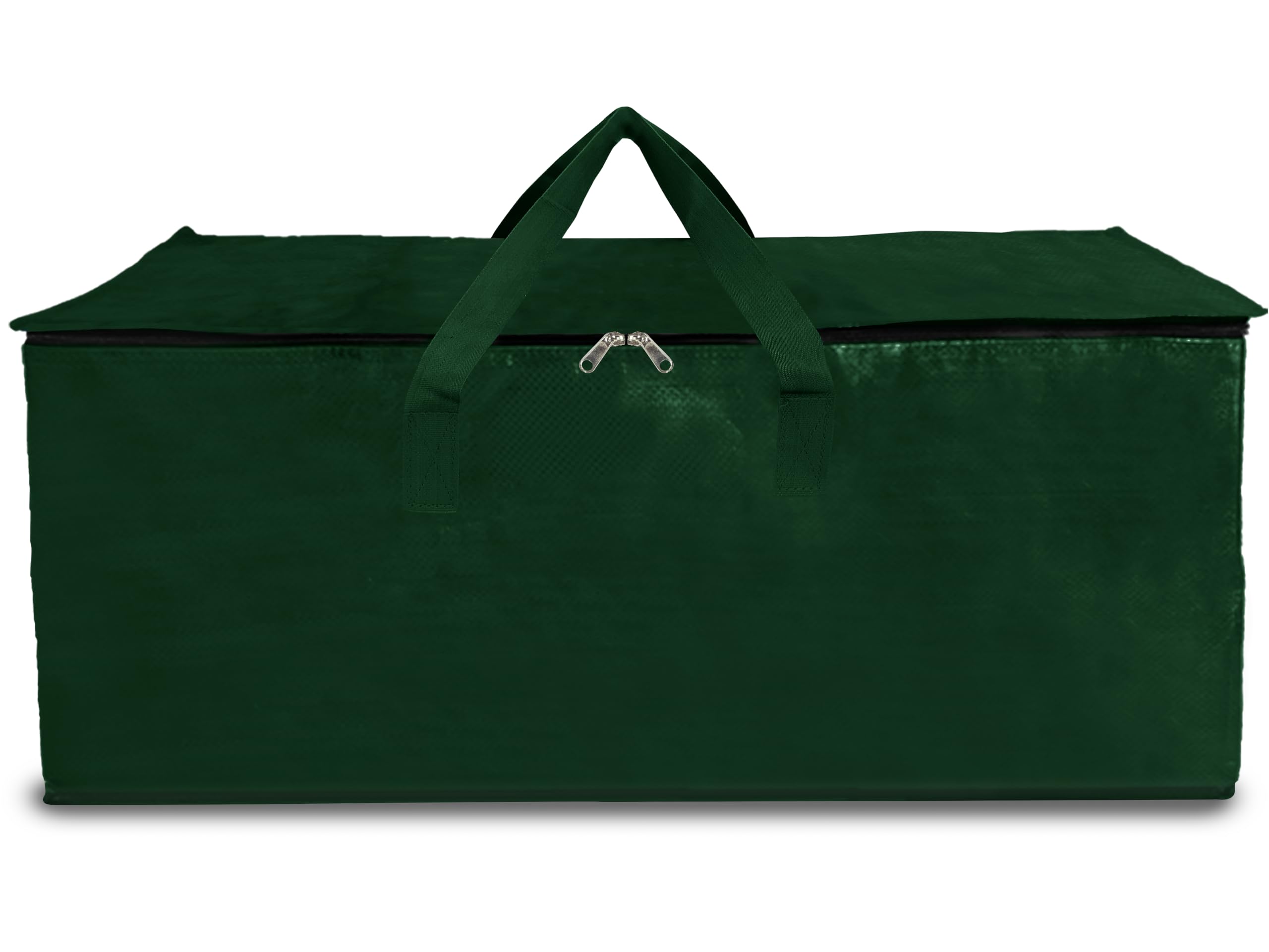 Shalimar Large Capacity Foldable Under Bed Storage/Duffle for Travel/Moving/Wardrobe Organizer Bag|Comfortable Handles | Water Resistant| 28.5Lx13.5Wx13.5H Inches | Pack of 1 - Green-image-21