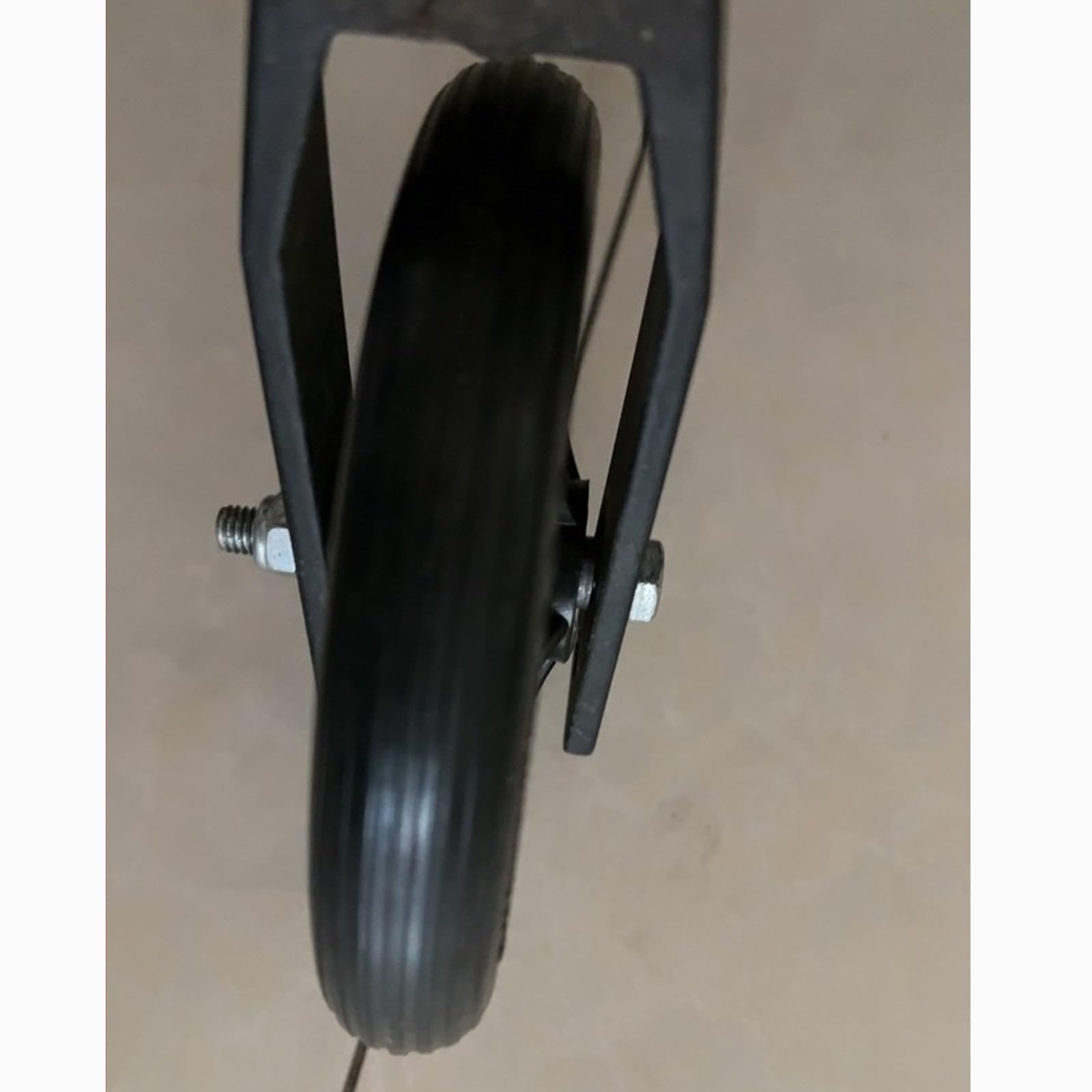 5 cali, 6 cali, 8 cali Ręczne akcesoria do przednich kół wózków inwalidzkich Czarne, jedna para uniwersalnych kół(8 inches)
