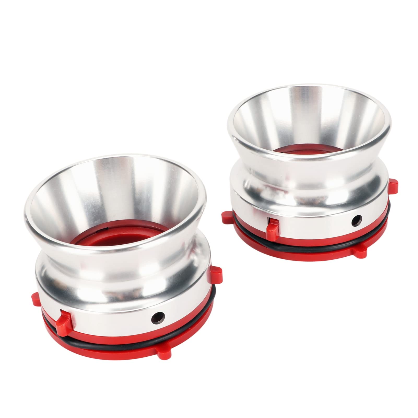 1 Pair Nab Hub Adapters, Reel to Reel Tape Nab Hub Adapter, 10 Inch Aluminium Nab Hub Adapter for Studer for Revox for Akai for Teac (Silver)