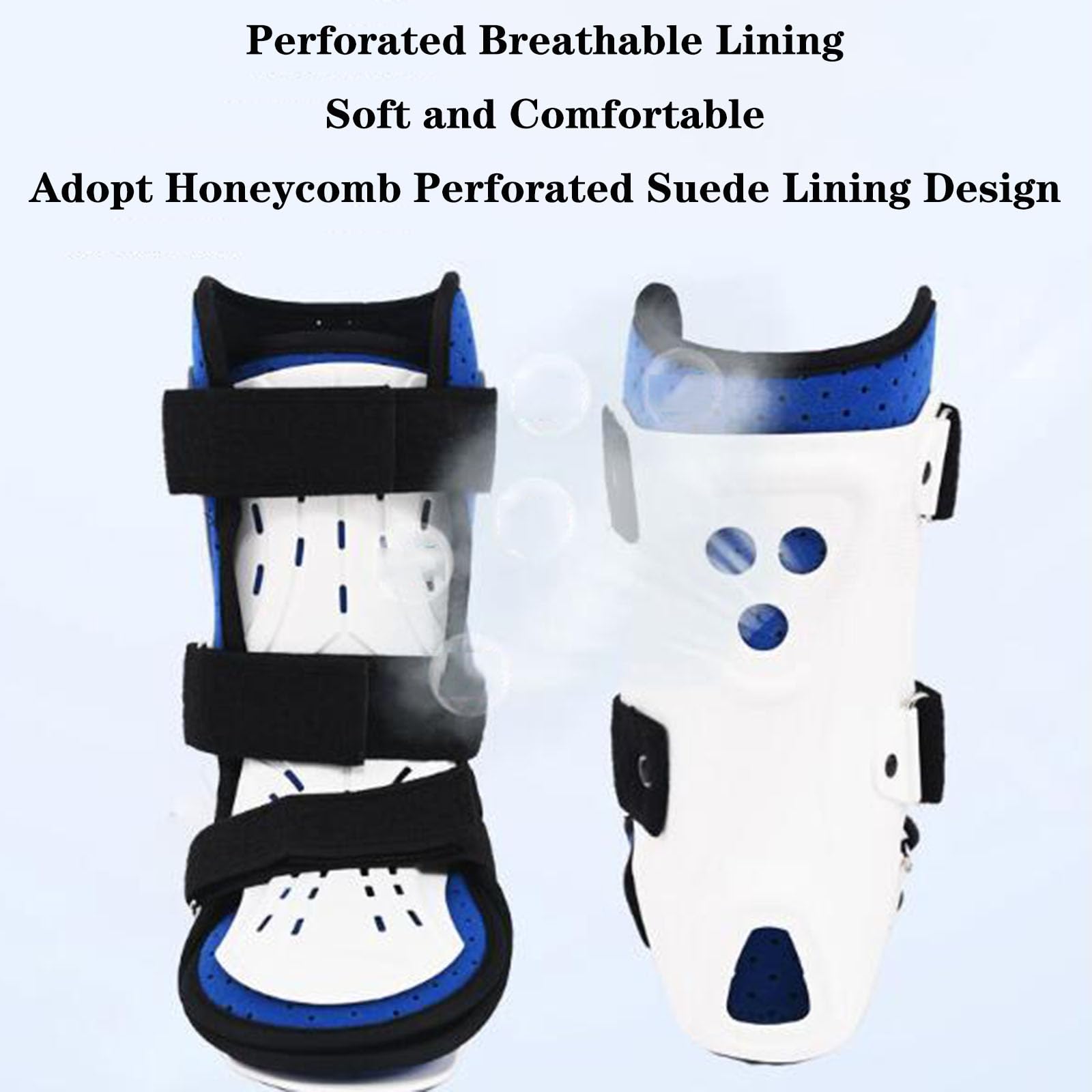 Férula Nocturna para Fascitis Plantar, Soporte De Tobillo, Ortesis, Férula con Placa De Protección Frontal para Lesiones De Tobillo Y Pie, Esguince, Fractura, Izquierda Y Derecha, Talla M