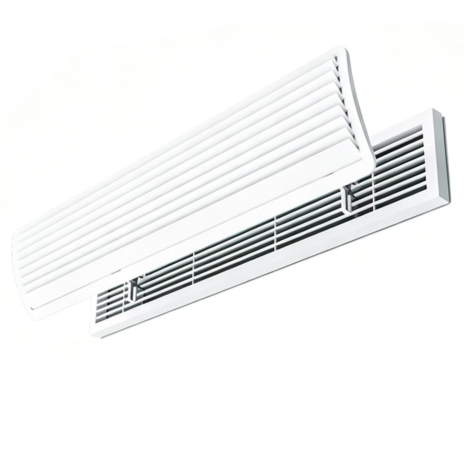 YUE JJXN Central Air Vent Deflector, W7.9in Vent Cover with 180° Louvers, Anti Direct Airflow, Air Deflector for Home Office Hotel(42cm/16.5in)