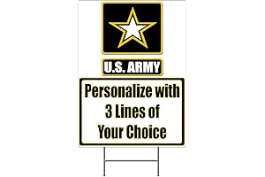 Personalized US Army Yard Sign, Customized by PartyPro