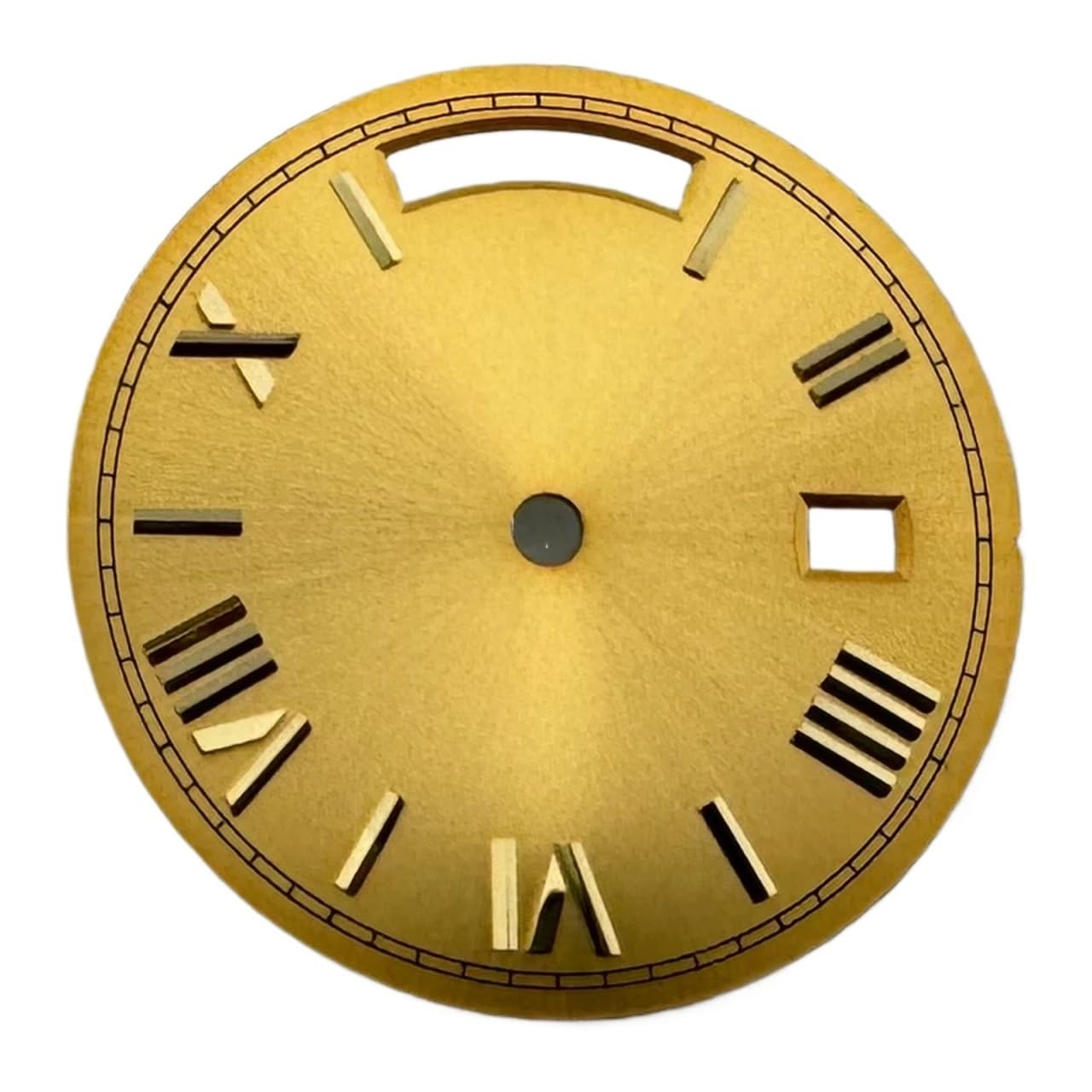 Cadran stérile de 28,5 mm chiffres romains bleus finition horlogerie