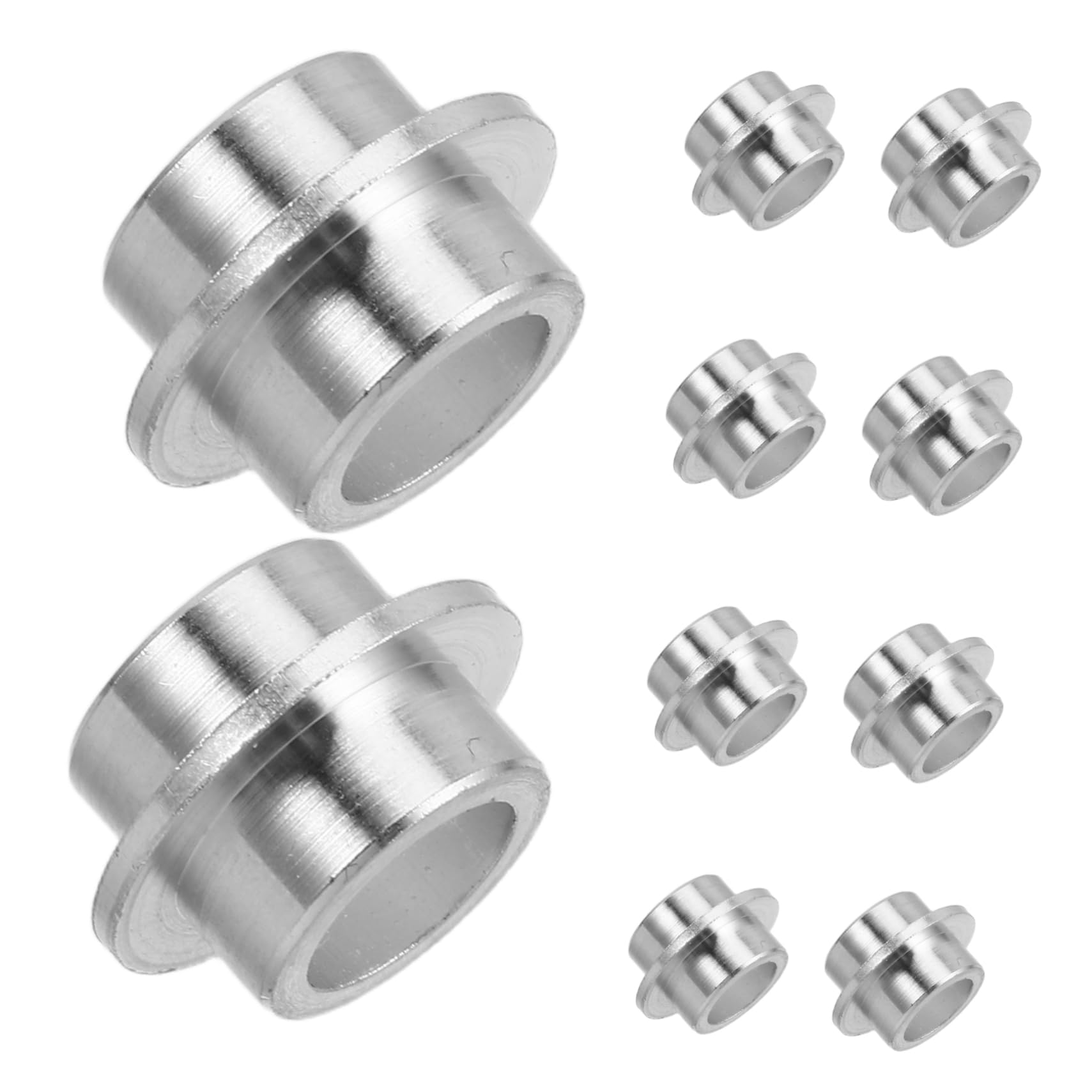 Anneome 20 Pcs Inline Skate Bearing Spacers Precision Aluminum Bushing for Skates Skateboards Wear Protection Shock Absorption for Outdoor Indoor Skating