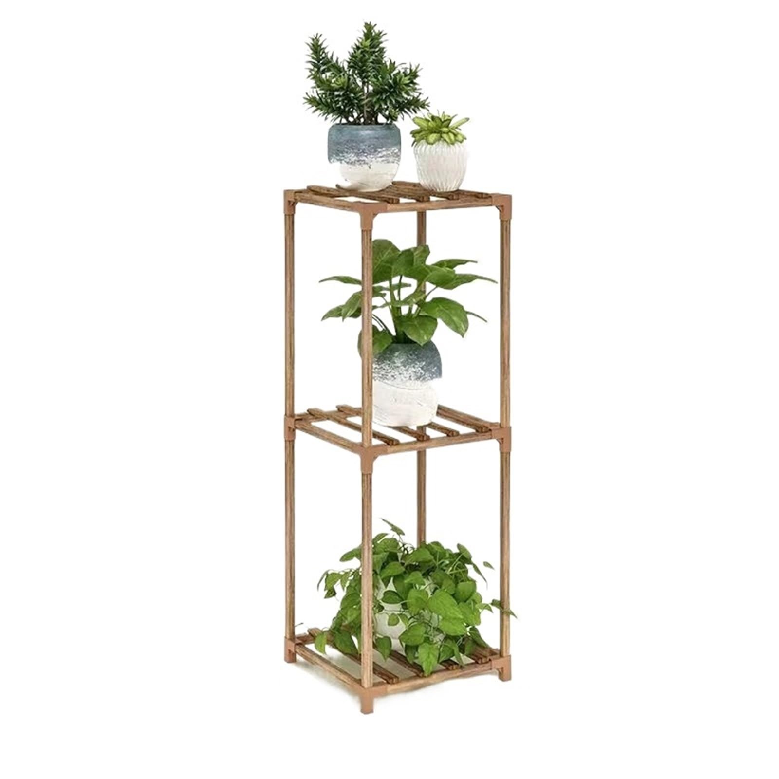 IOPKLYTF Plant Stand Plant Flower Stand 4/5 Shelves Wooden Display