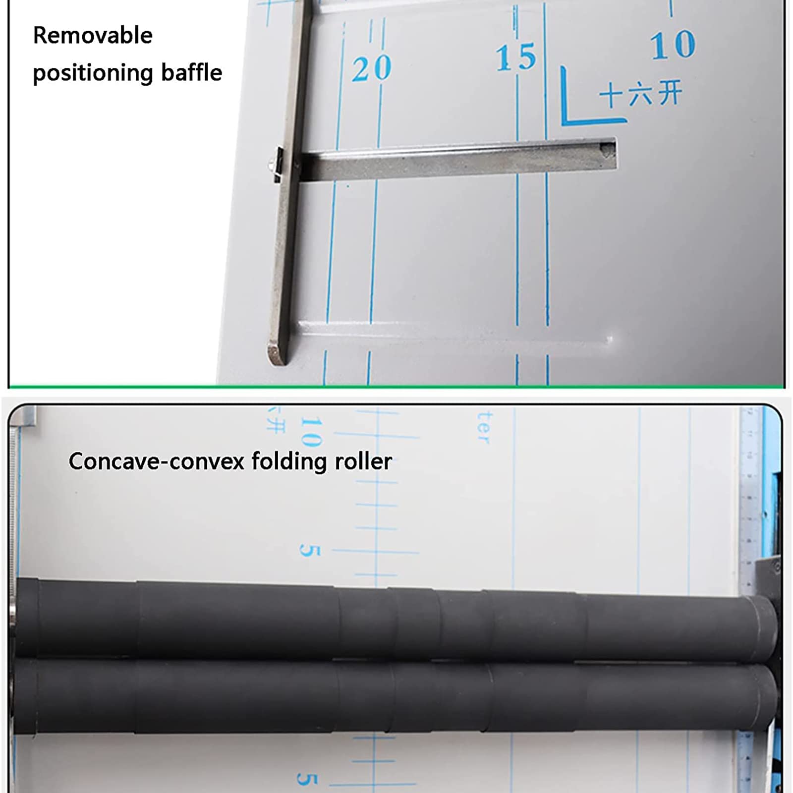 Elektrischer Papierhefter mit Rillfunktion, A3-Papierheftmaschine mit Sattelheftung und Flachheftung, 5 Nagelpositionen