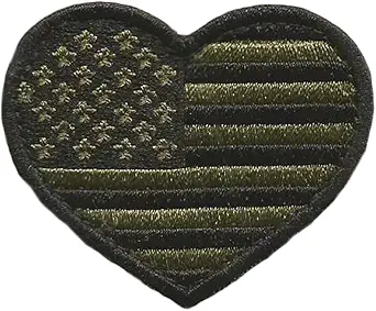 Gadsden and Culpeper Tactical Heart USA Patch