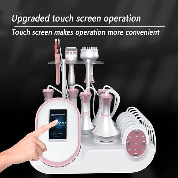 9-In-1 80k Slimming Device,Body Slimming Beauty Machine,Blasting Fat Instrument Skin Lifting Beauty Machine,Slimming Device With 9 Probes B