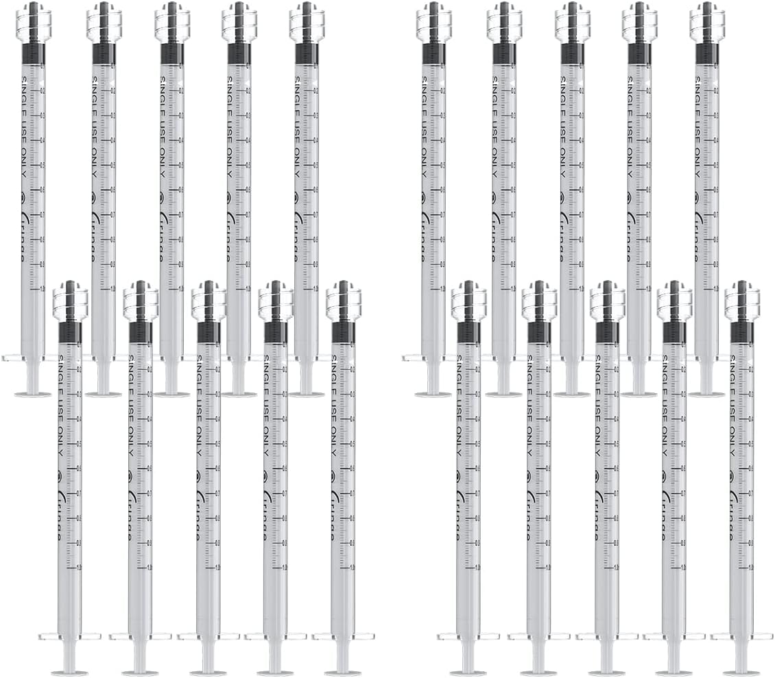 Ciringe1 ml Lock Syringe - Pack of 20