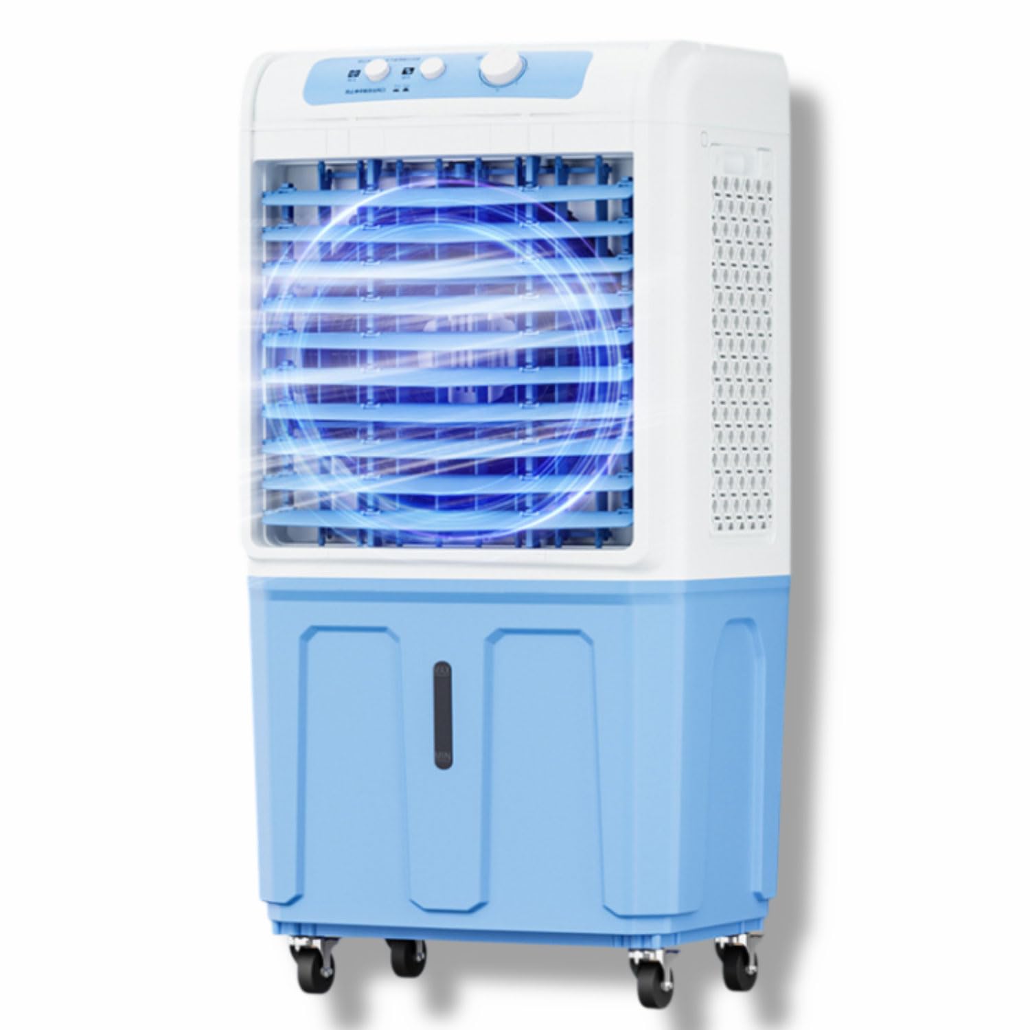 WJIANBIN Windowless Portable Air Conditioner Swamp Cooler with Large Water Tank Ice Packs 120°Oscillation Evaporative Air Cooler Ventless AC for Indoor Outdoor Bedroom Office Patio Cooling Fan