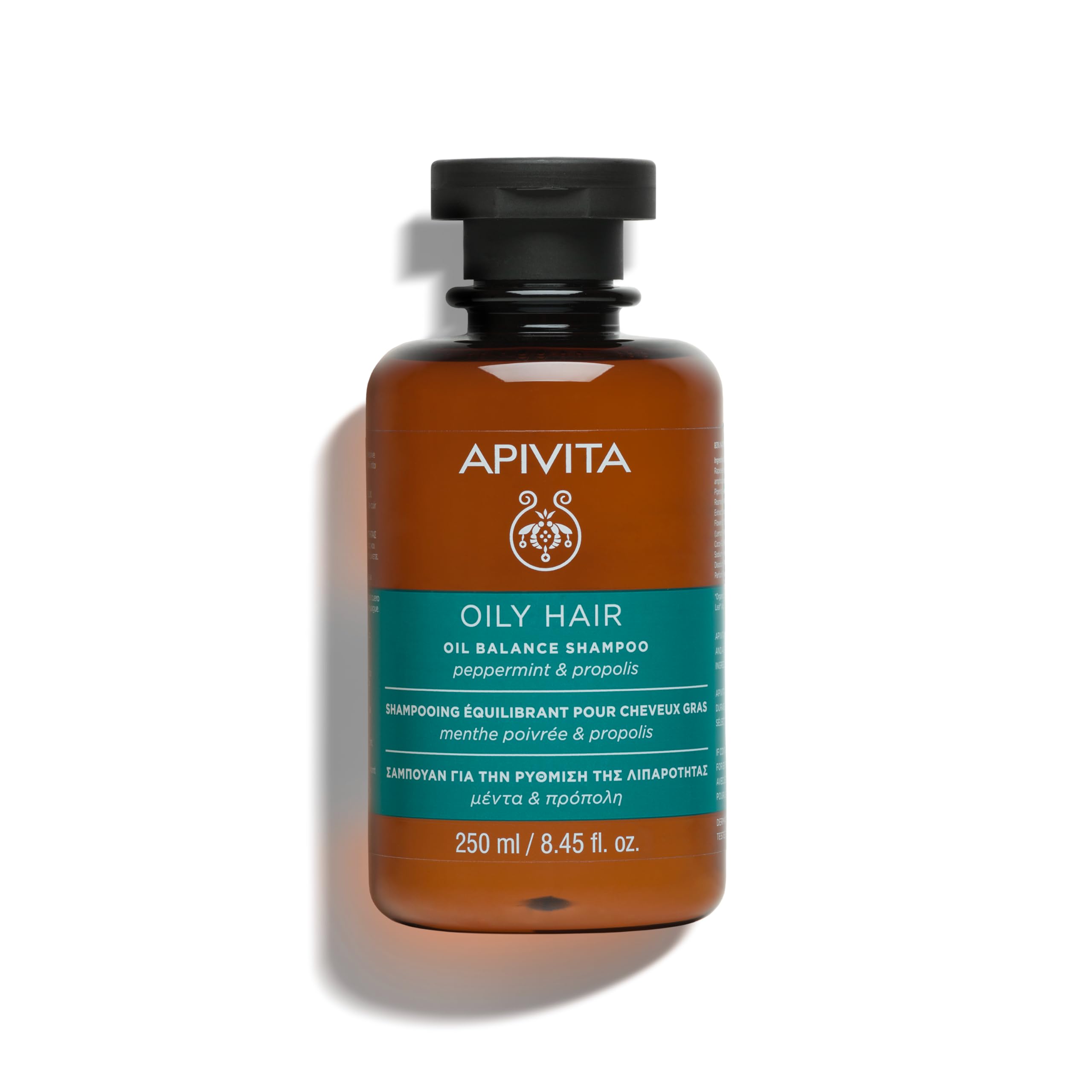 Apivita Shampooing Nettoyant en profondeur pour cuir chevelu gras 250 ml