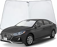 Vista 44 de CLIM ART Parasol para parabrisas para Toyota RAV4 2019-2025, parasol plegable de ajuste personalizado, protector solar del vehículo, cubierta