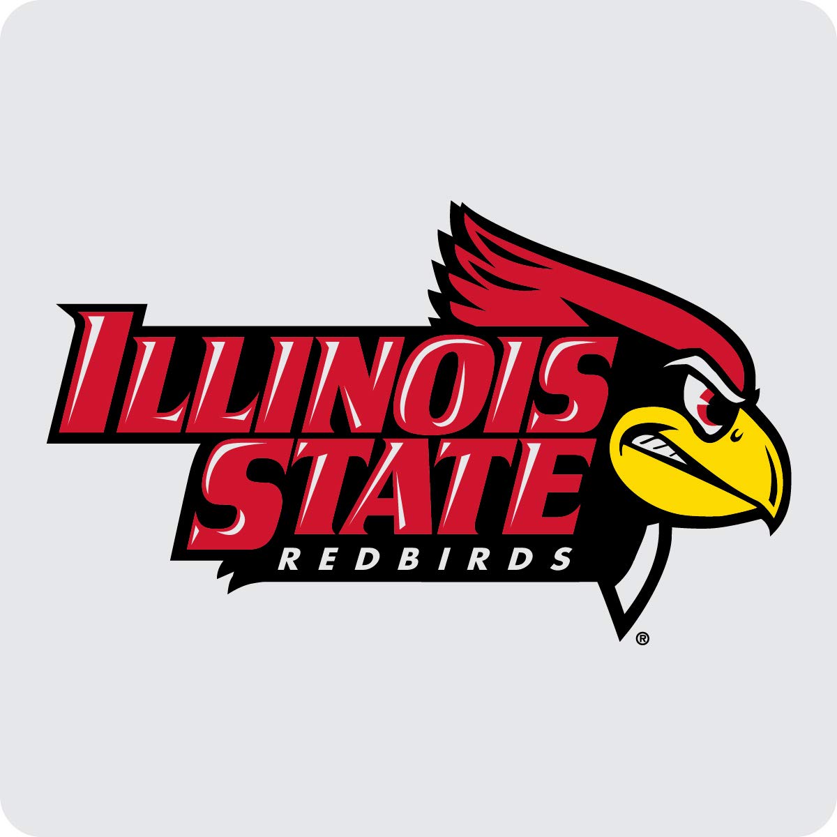 Illinois State Redbirds Acrylic Coaster 4-Pack Officially Licensed Collegiate Product