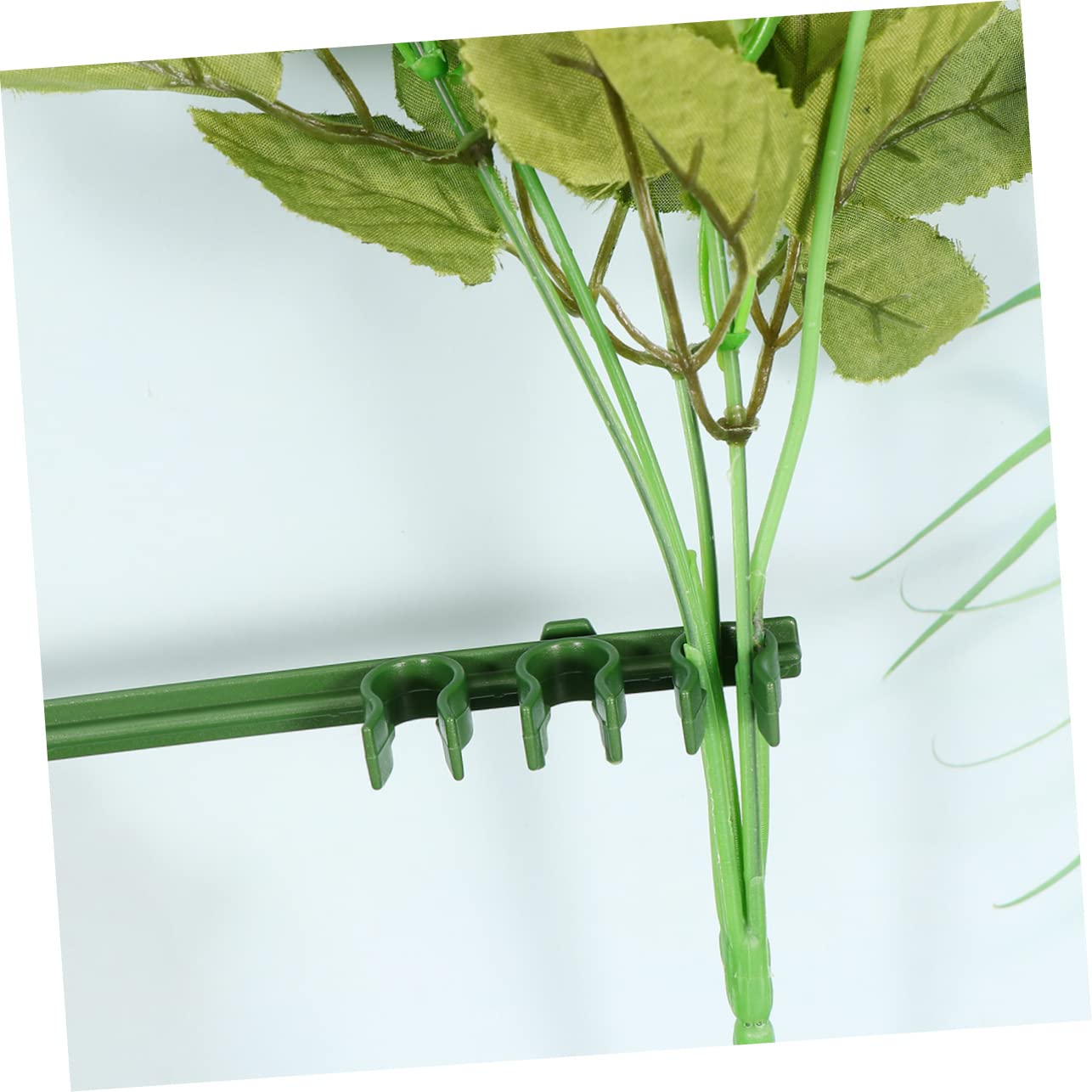 50 Pezzi Fibbia Supporto per Cetrioli Fibbie per Pomodori Rampicanti Regolabili Traliccio Verdure Frutti Plastica Leggera Riutilizzabile Esterno