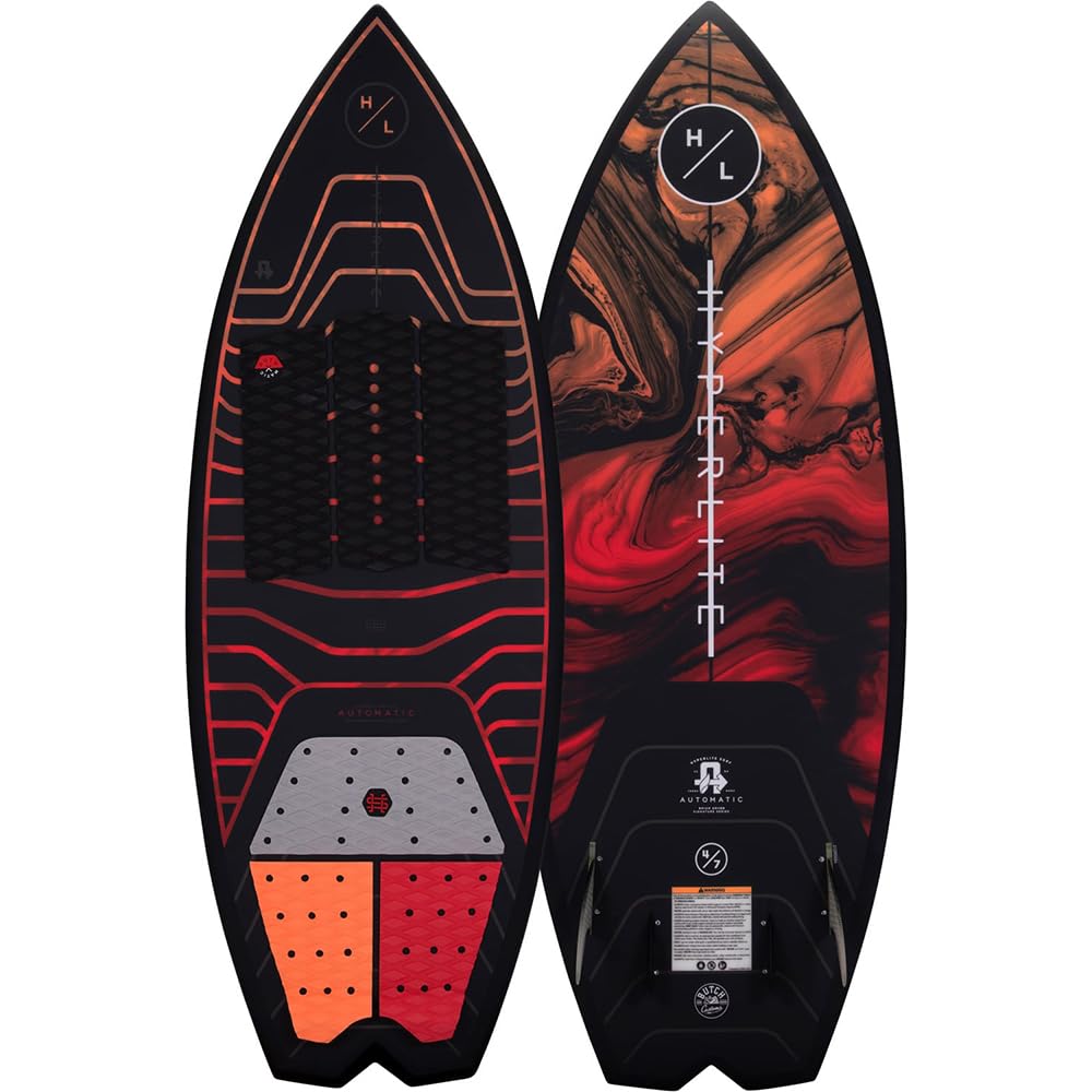 HyperliteAutomatic Wakesurfer Sz 4ft 7in Black/Red